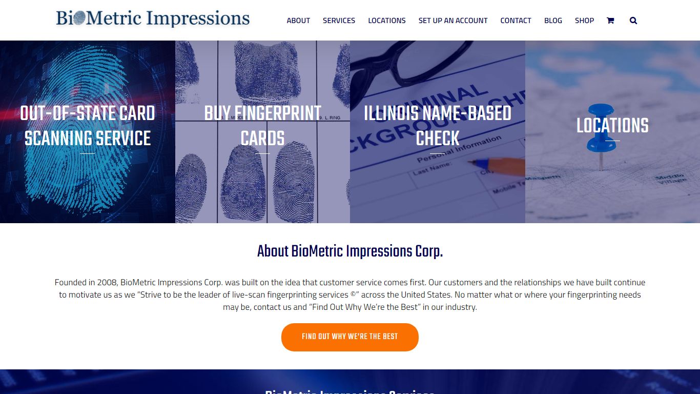 BioMetric Impressions | Live-Scan Fingerprinting & Card Services